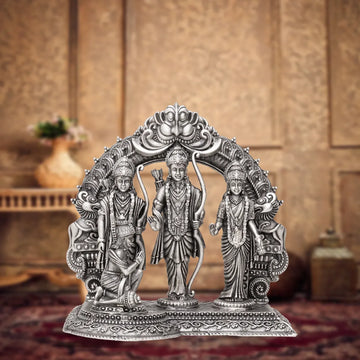 925 Ram Darbar - Antique Silver Idol 172 gms